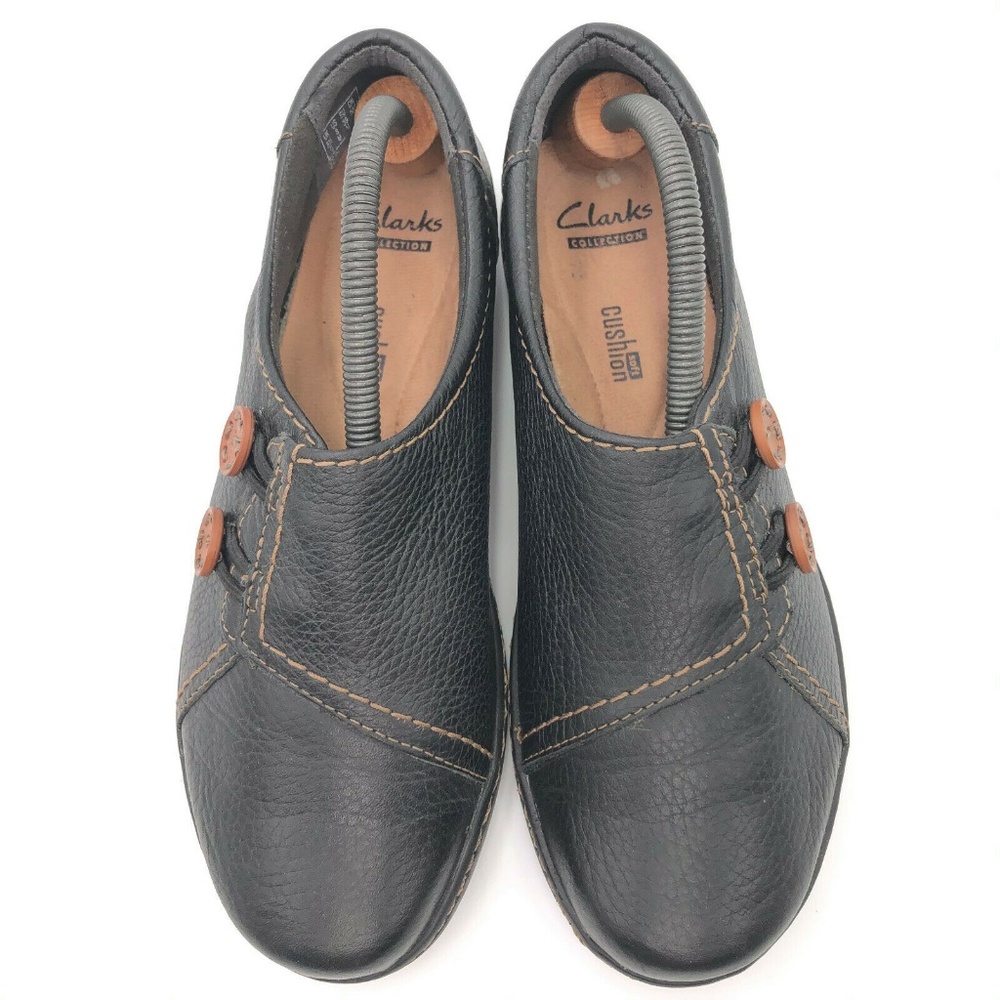 Clarks Collection Button Slip-On Flats Loafers - image 5